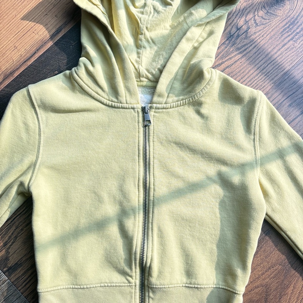 American Eagle Outfitters Yellow Hoodie Sweatshirt